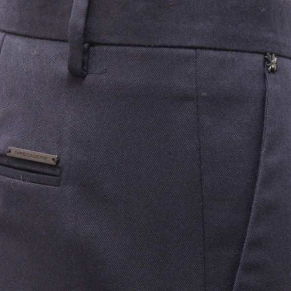 2416AN pantalone uomo MESSAGERIE man wool blend trousers blue