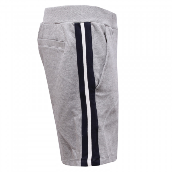 2454Y bermuda uomo PAOLO PECORA cotton grey short pant man