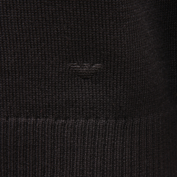 2455AZ DOLCEVITA UOMO EMPORIO ARMANI MAN WOOL TURTLENECK SWEATER BLACK