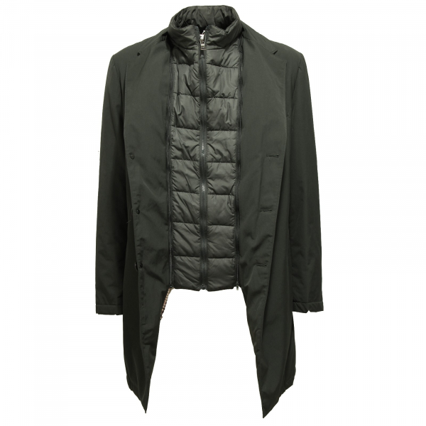 2481J trench uomo TRUSSARDI green   jacket coat man