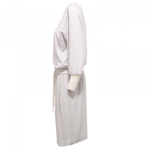 2491X  abito donna FABIANA FILIPPI light grey vestito dress woman