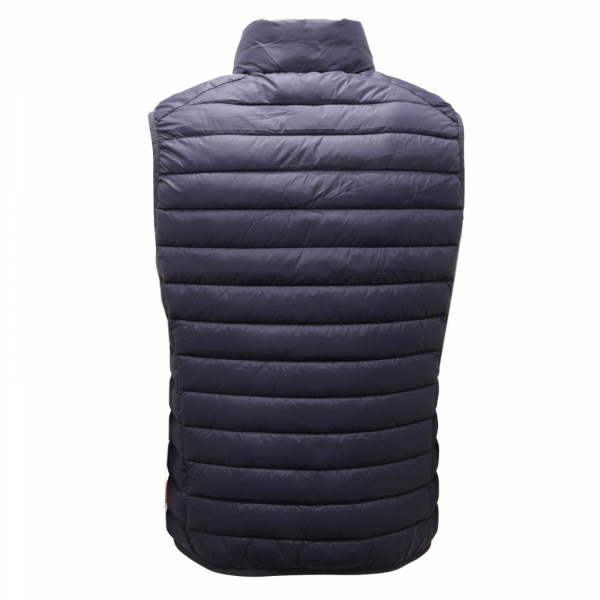 2496AI smanicato uomo SAVE THE DUCK man jacket sleeveless blue