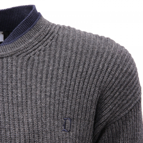 2525AL maglione bimbo boy DONDUP wool blend sweater grey