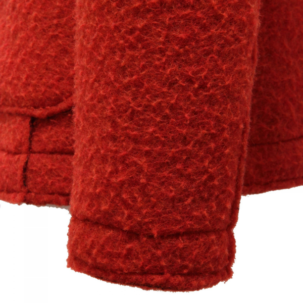 2534AG giacca uomo BERNA red boiled wool effect jacket man