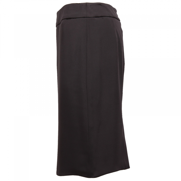 2535X gonna donna ARMANI COLLEZIONI silk dark grey skirt woman