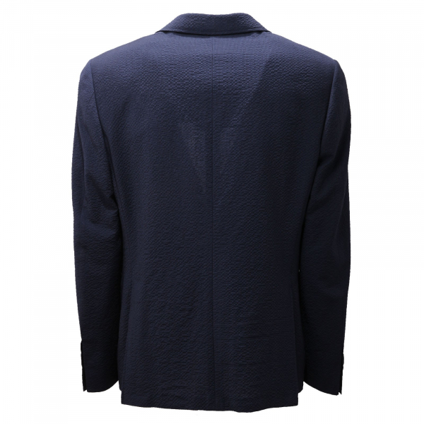 2545AD  giacca uomo CANALI 1934 wool blue/black stretch jacket men