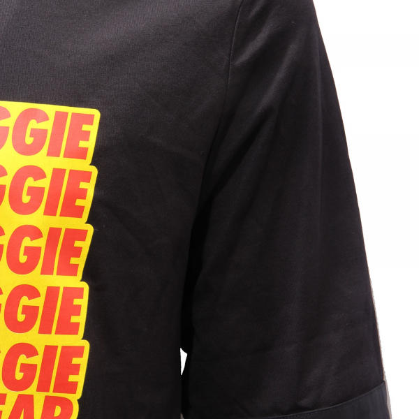2549AF maglia uomo NEIL BARRETT black printed cotton t-shirt man