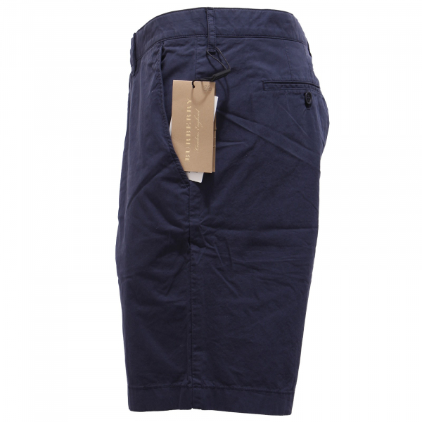 bermuda uomo BURBERRY blue cotton short pant