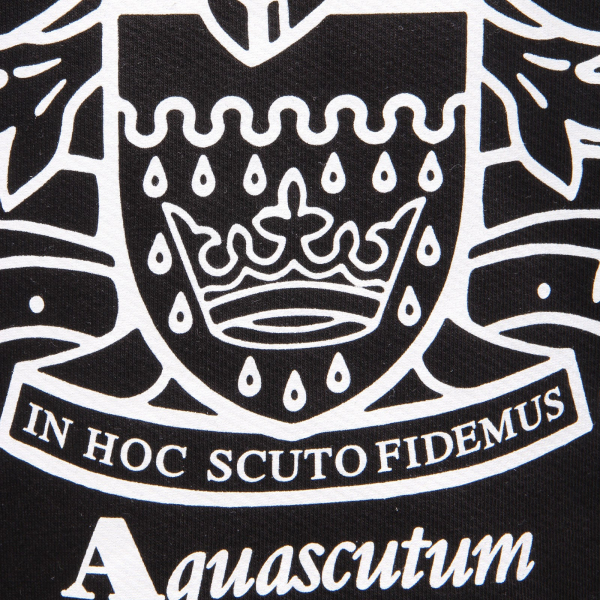 2561AE felpa uomo AQUASCUTUM black cotton sweatshirt man