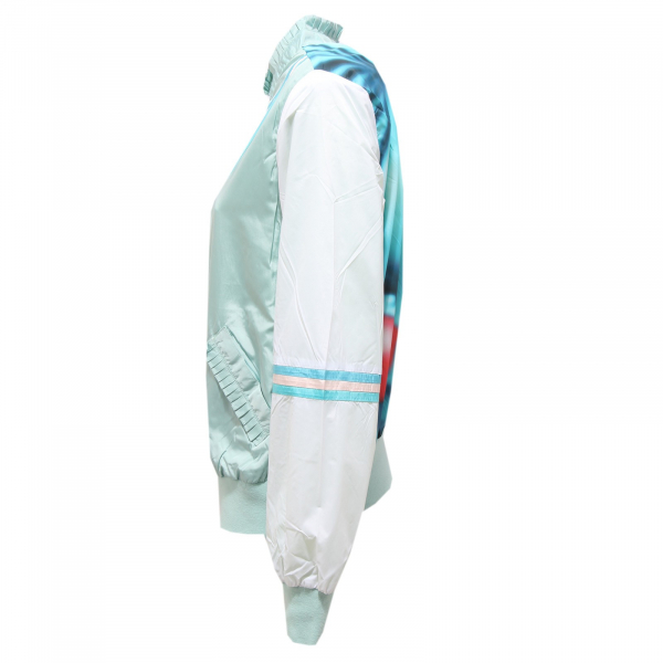 2563R giubbotto donna CUSTO BARCELONA FUSE MY GIRL azzurro jacket woman