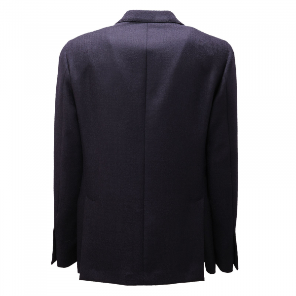 2570AD giacca uomo LARDINI wool dark blue jacket men