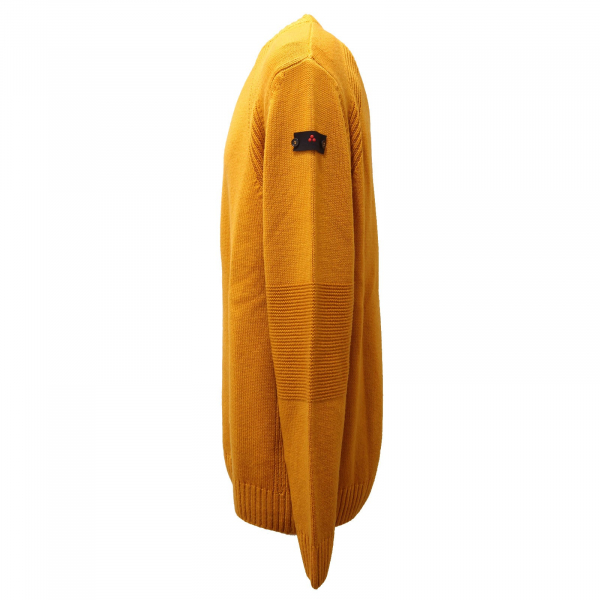 2577AF maglione uomo PEUTEREY mustard wool sweater man