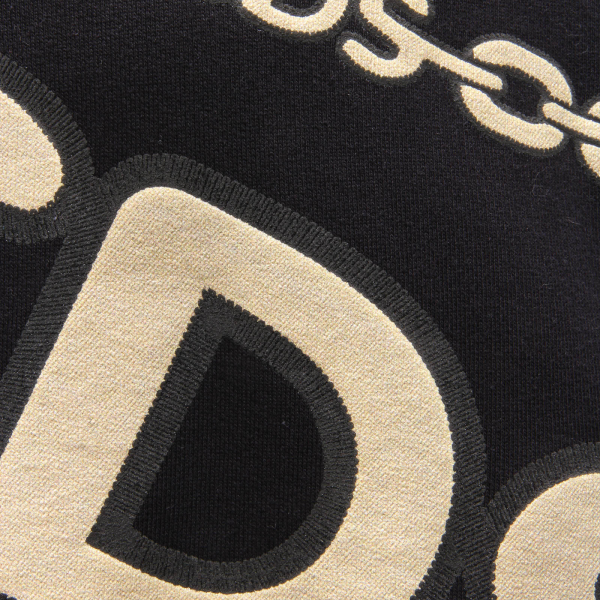 2585AM felpa uomo GCDS man sweatshirt black