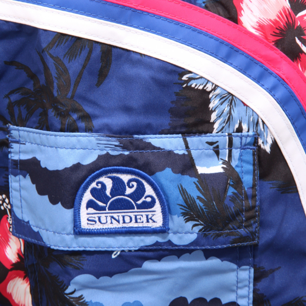 2590AS costume boxer uomo SUNDEK man beachwear blue