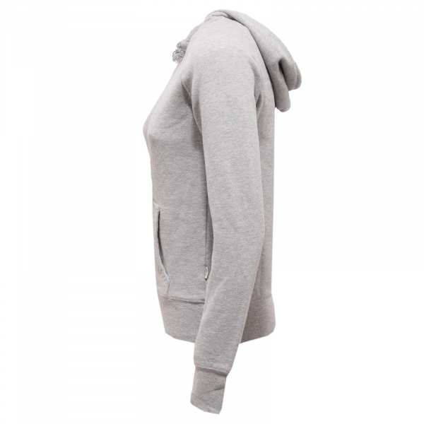 2613R felpa SCOUT grigio melange felpa cappuccio donna sweatshirt women