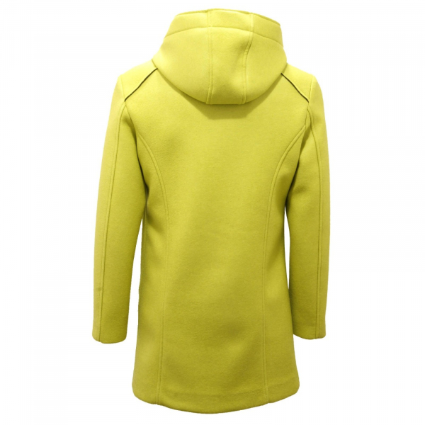 2615AI cappotto neoprene uomo BOB man stretch coat yellow