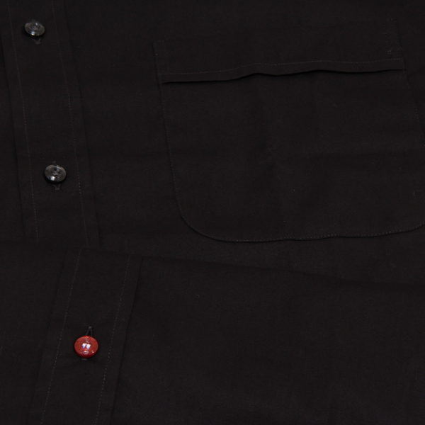 2621P camicia manica corta nera CARREL camicie uomo shirt men