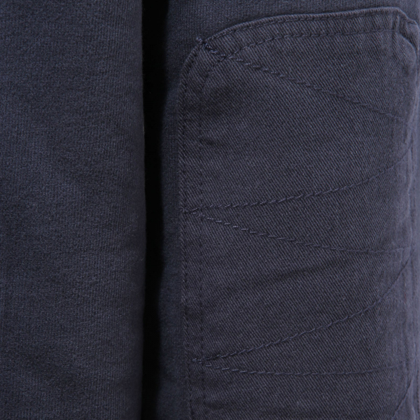 2633AF felpa uomo FRED MELLO blue vintage cotton sweatshirt man