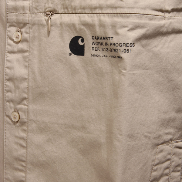 2665AC camicia uomo CARHARTT beige cotton shirt men
