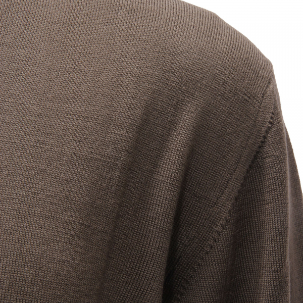 2684AF maglione uomo ALPHA STUDIO green wool v-neck sweater man
