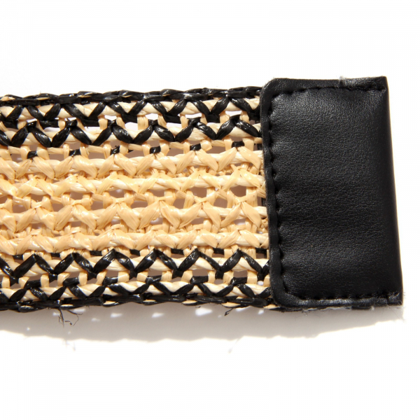 2687AA cintura in paglia donna VICOLO regolabile adjustable straw belt woman