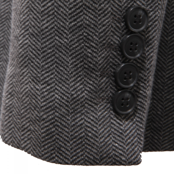 2693AG giacca uomo SELECTED black/grey cotton blend jacket man