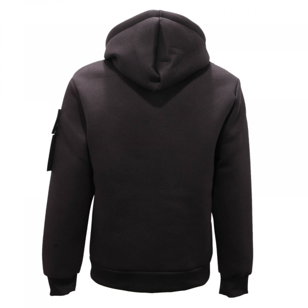 2714AI felpa/giacca uomo OUTHERE man neoprene sweatshirt/jacket dark grey
