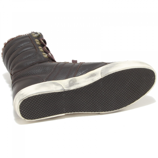 2741I sneakers uomo marrone D.A.T.E. hut scarpe shoes men