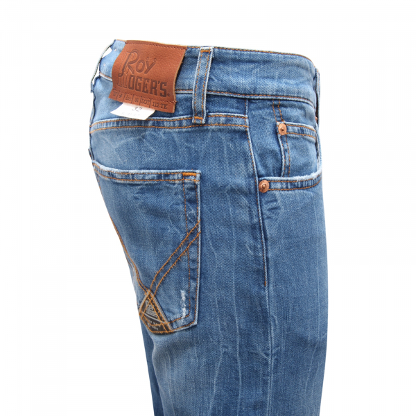 2768AT jeans uomo ROY ROGER'S 517 URSASLIM man trousers 