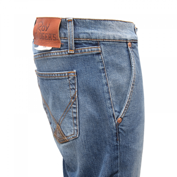 2816AT jeans uomo ROY ROGER'S NEW ELIAS SLIM man trousers