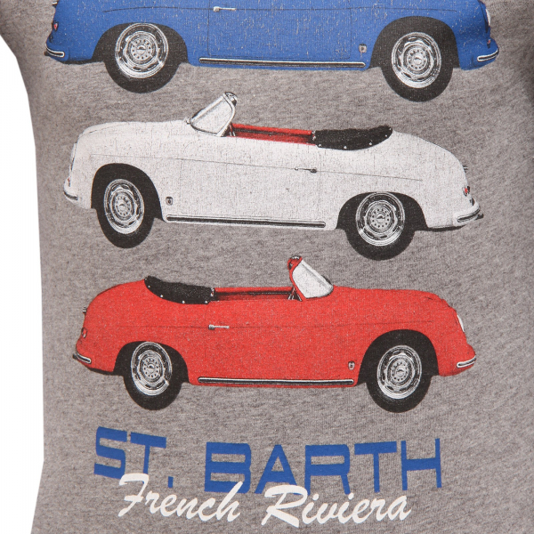 2830X maglia bimbo MC2 SAINT BARTH boy cotton t-shirt grey