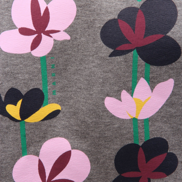 2840AL felpa bimba girl MARNI kids sweatshirt grey