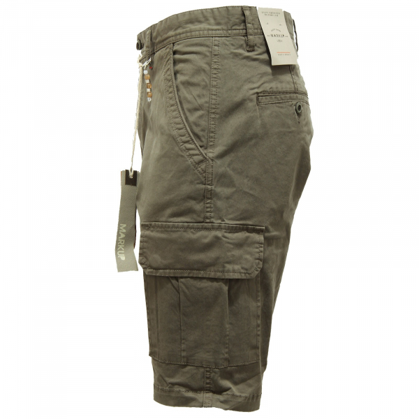 2840Z bermuda uomo MARKUP GREEN cotton short pant