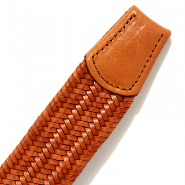 2844J cintura uomo NO BRAND adjustable leather BROWN belt man