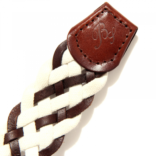 2854J cintura uomo BOTTEGA DEL SARTO adjustable leather/tissue belt man