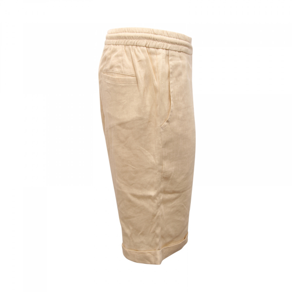 2872AU bermuda uomo ALPHA STUDIO man linen short