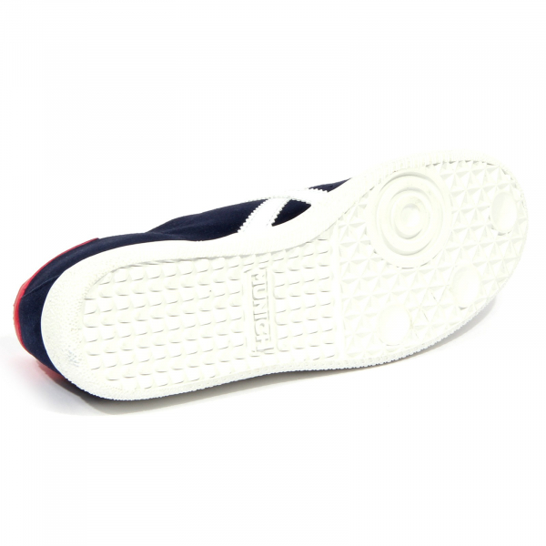 2883J sneaker uomo dark blue MUNICH BARRUFET suede shoe man
