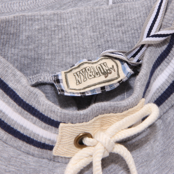 2884W bermuda bimbo MONNALISA NY&LON grey short sweatpant boy