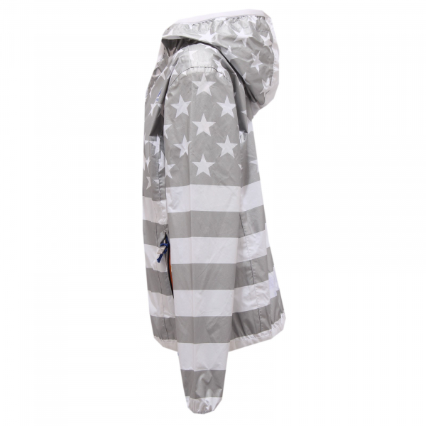 2888S giacca  girl K-WAY LILY PLUS bimba white/silver jacket