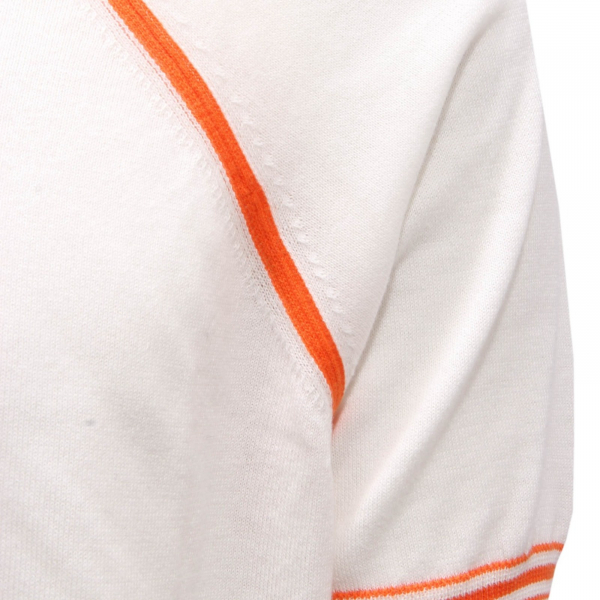 2894AH polo uomo MQJ off white cotton polo-shirt man