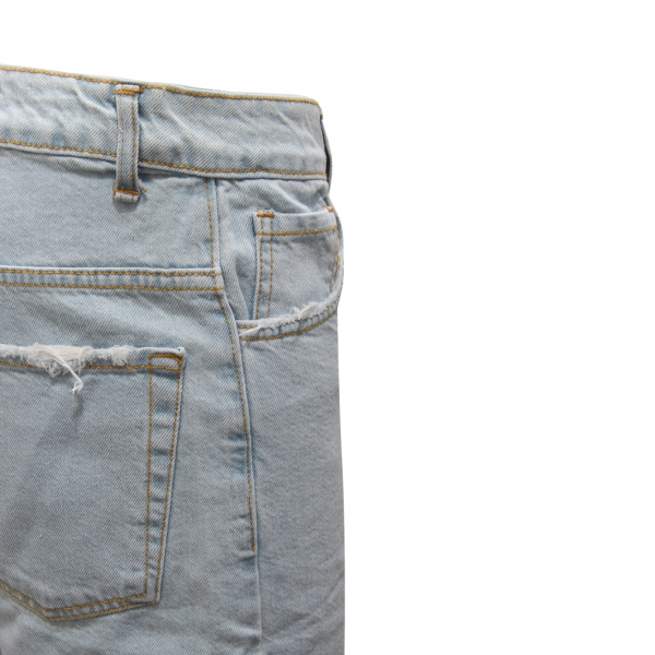 2899AQ bermuda uomo JUSTWEST man distressed denim shorts