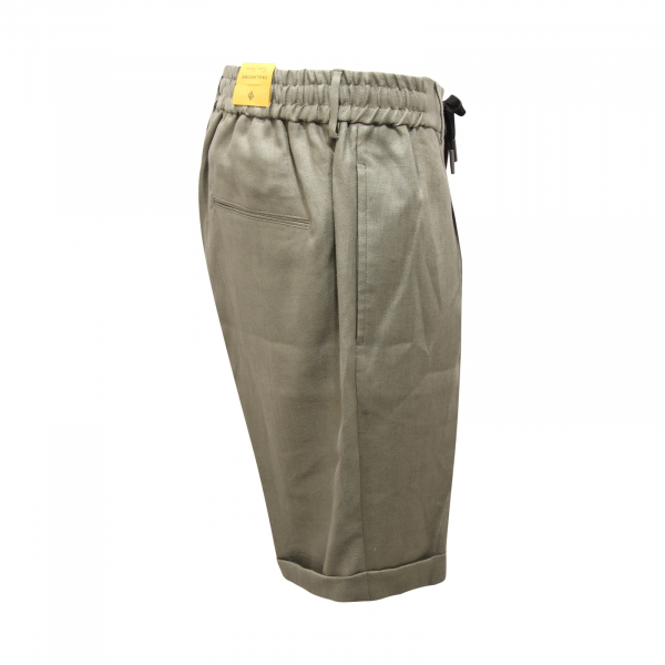 2908AU bermuda uomo TAGLIATORE DONNY man linen short green