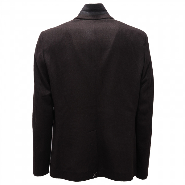 2919AG giacca uomo OFFICINA36 black textured jacket man
