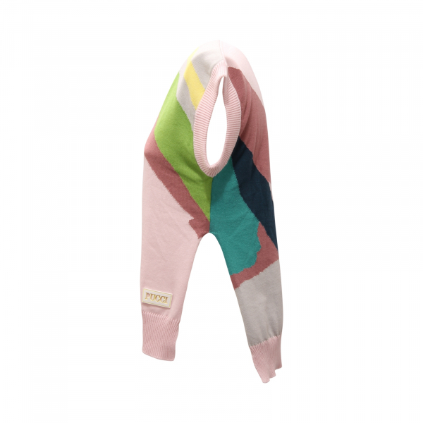 2933AQ gilet bimba EMILIO PUCCI girl kids sleeveless sweater