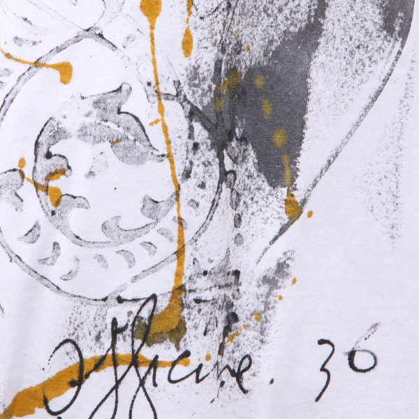 2938AH maglia uomo OFFICINA 36 off white printed cotton t-shirt man
