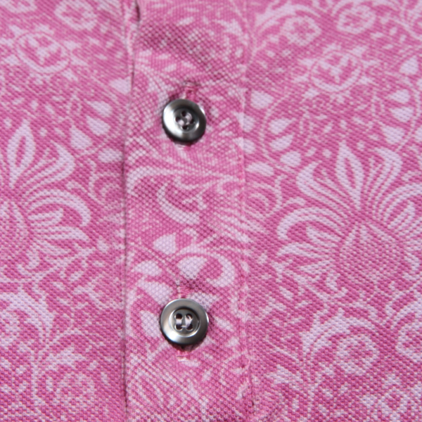 2961AB polo uomo ALPHA STUDIO GARMENT DYED lillac/fuxia cotton polo t-shirt man