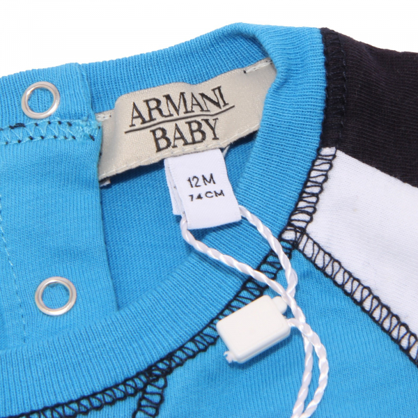 2964T maglia bimbo ARMANI BABY cotone turchese t-shirt kid