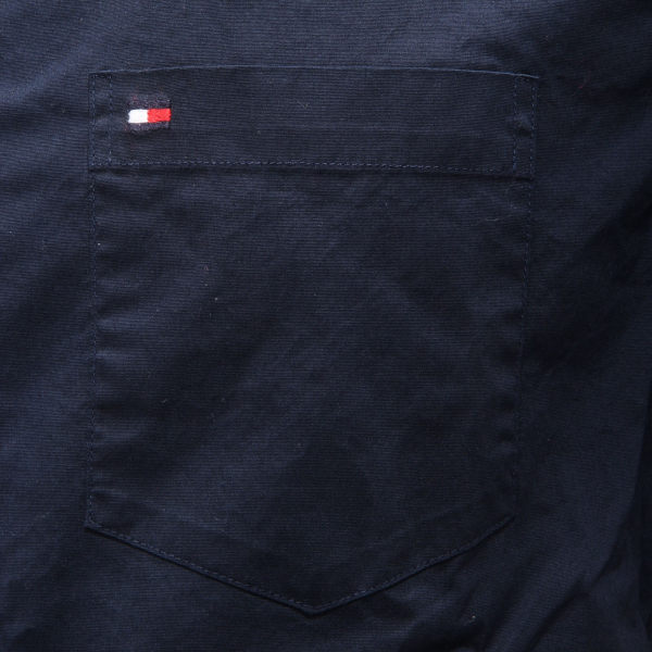 2971AF camicia uomo TOMMY HILFIGER REGULAR FIT blue cotton shirt man