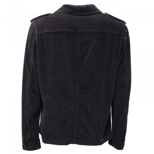 3019AG giubbotto uomo OFFICINA36 black corduroy jacket man