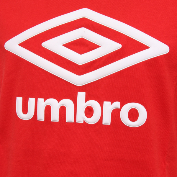 3042K maglia uomo UMBRO red crew neck cotton t-shirt man